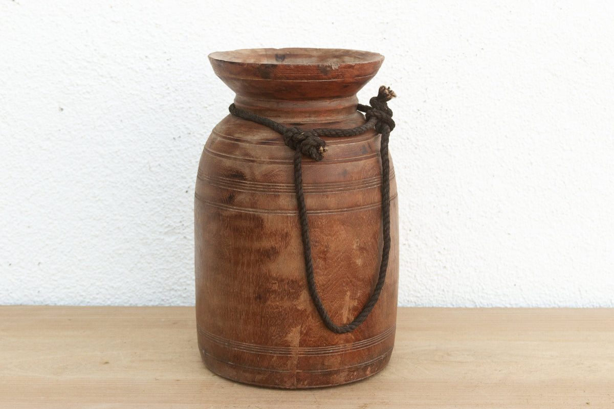 16" Tall Antique Storage Pot (Trade)