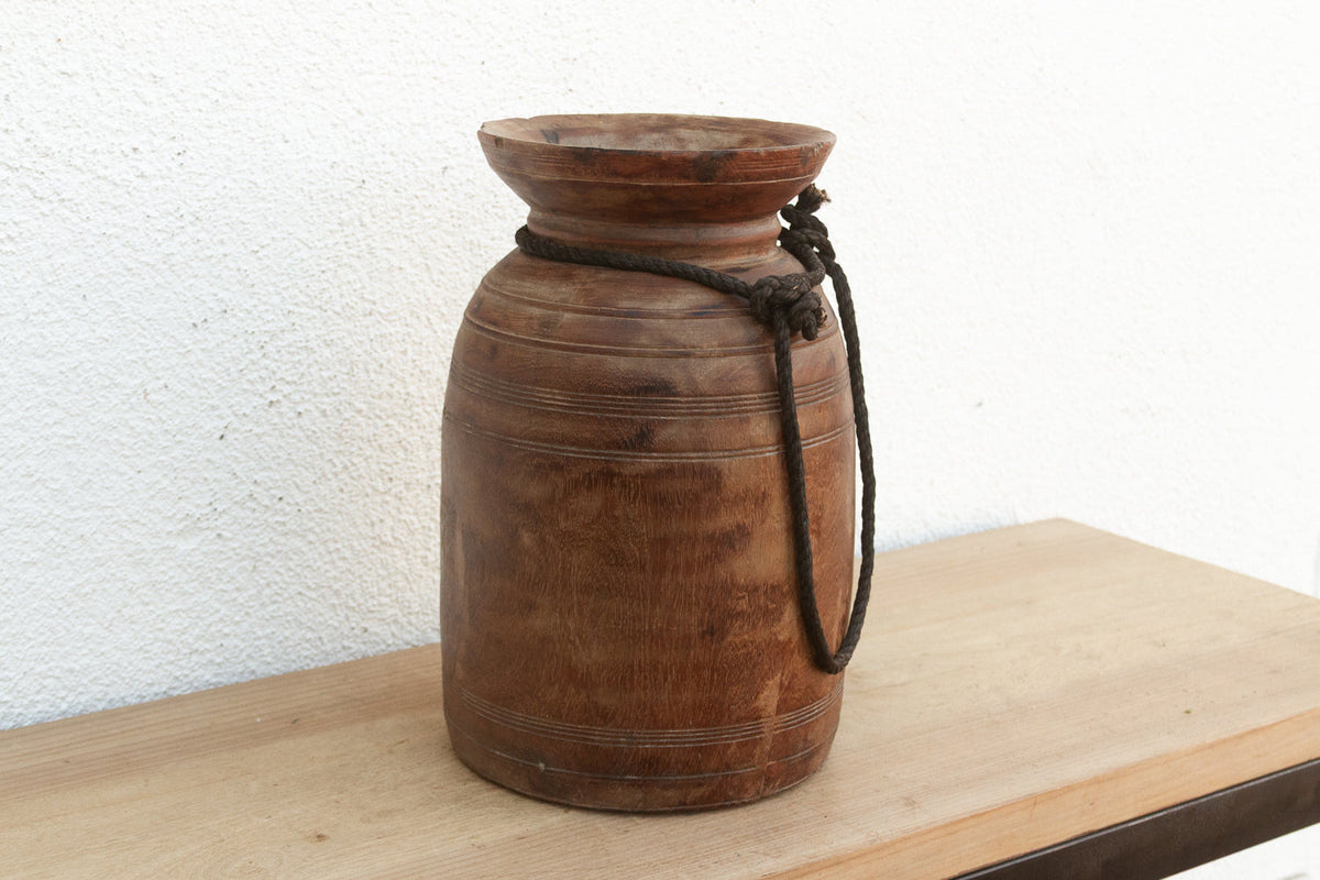 16" Tall Antique Storage Pot (Trade)