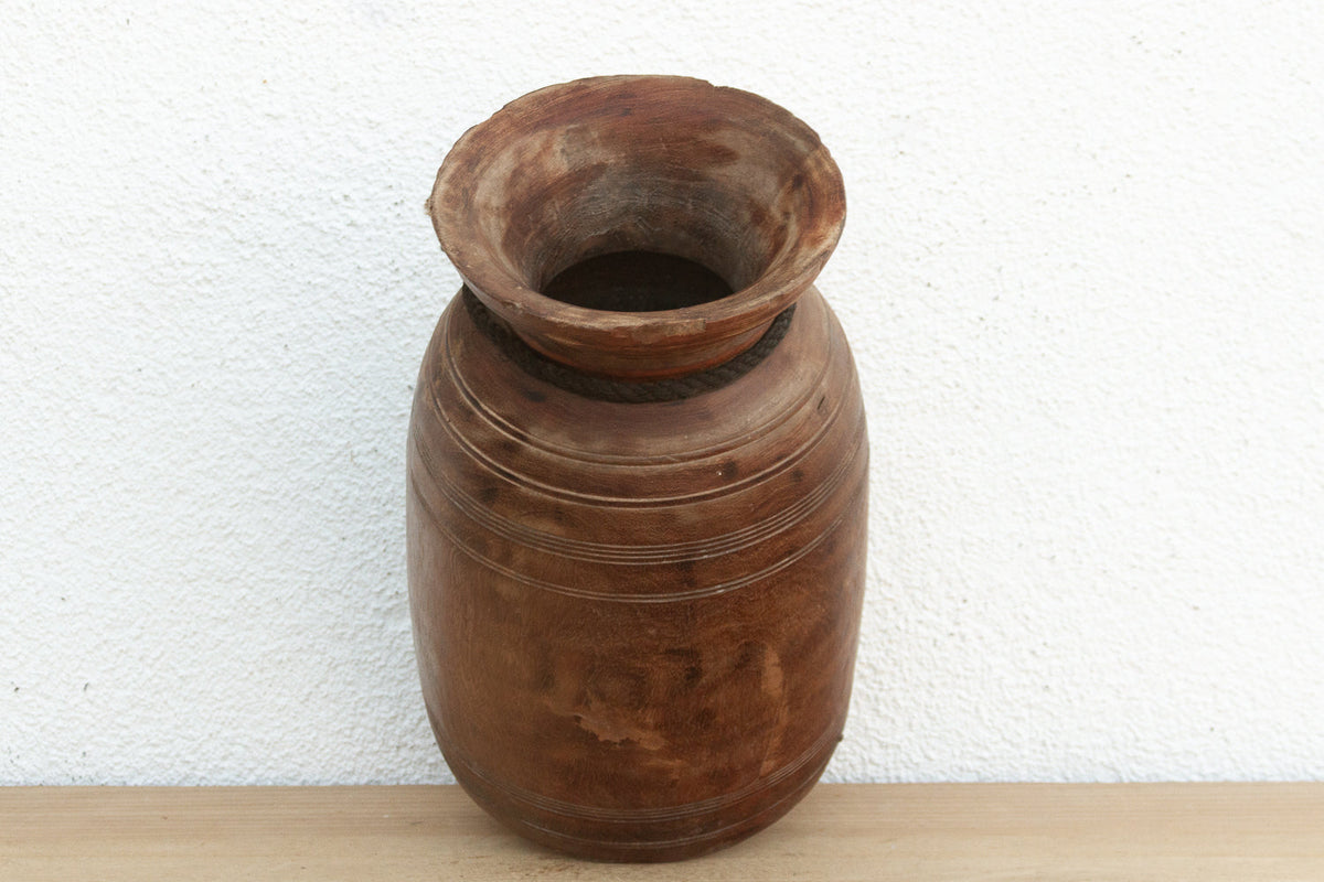 16" Tall Antique Storage Pot (Trade)