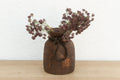 Rustic Petite Wooden Vessel with Rope (Trade)