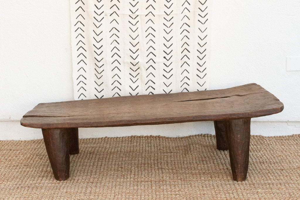 Chike African Senufo Rustic Low Table