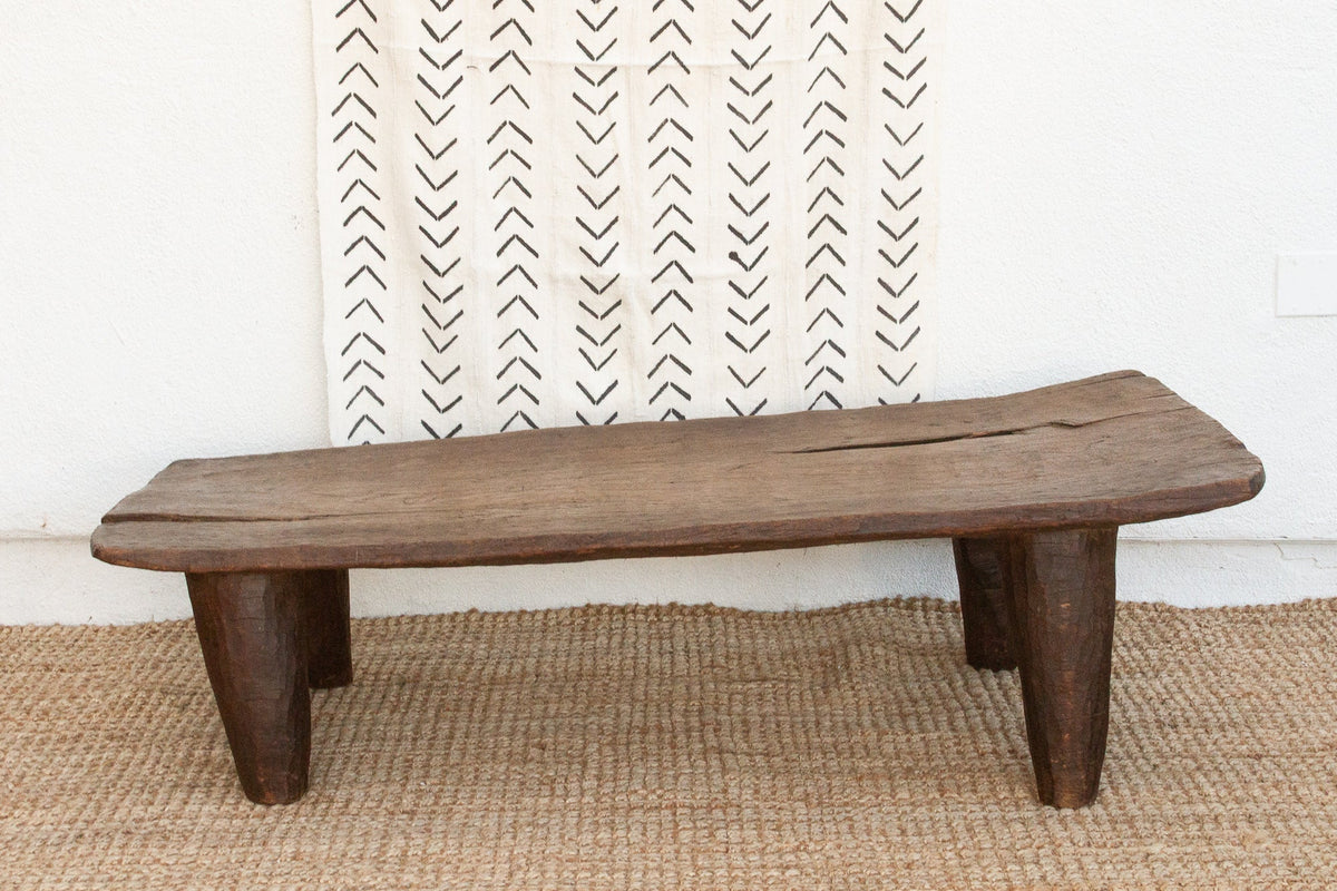 Chike African Senufo Rustic Low Table