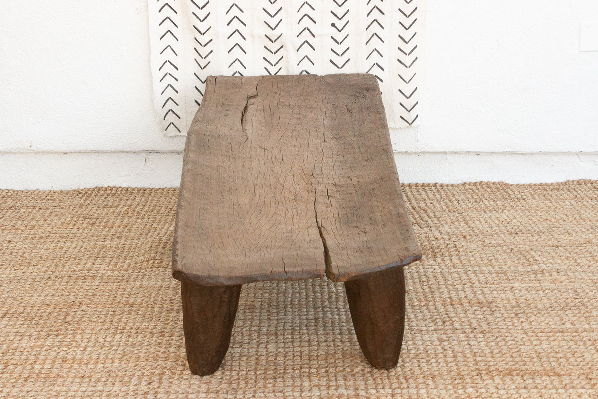 Chike African Senufo Rustic Low Table