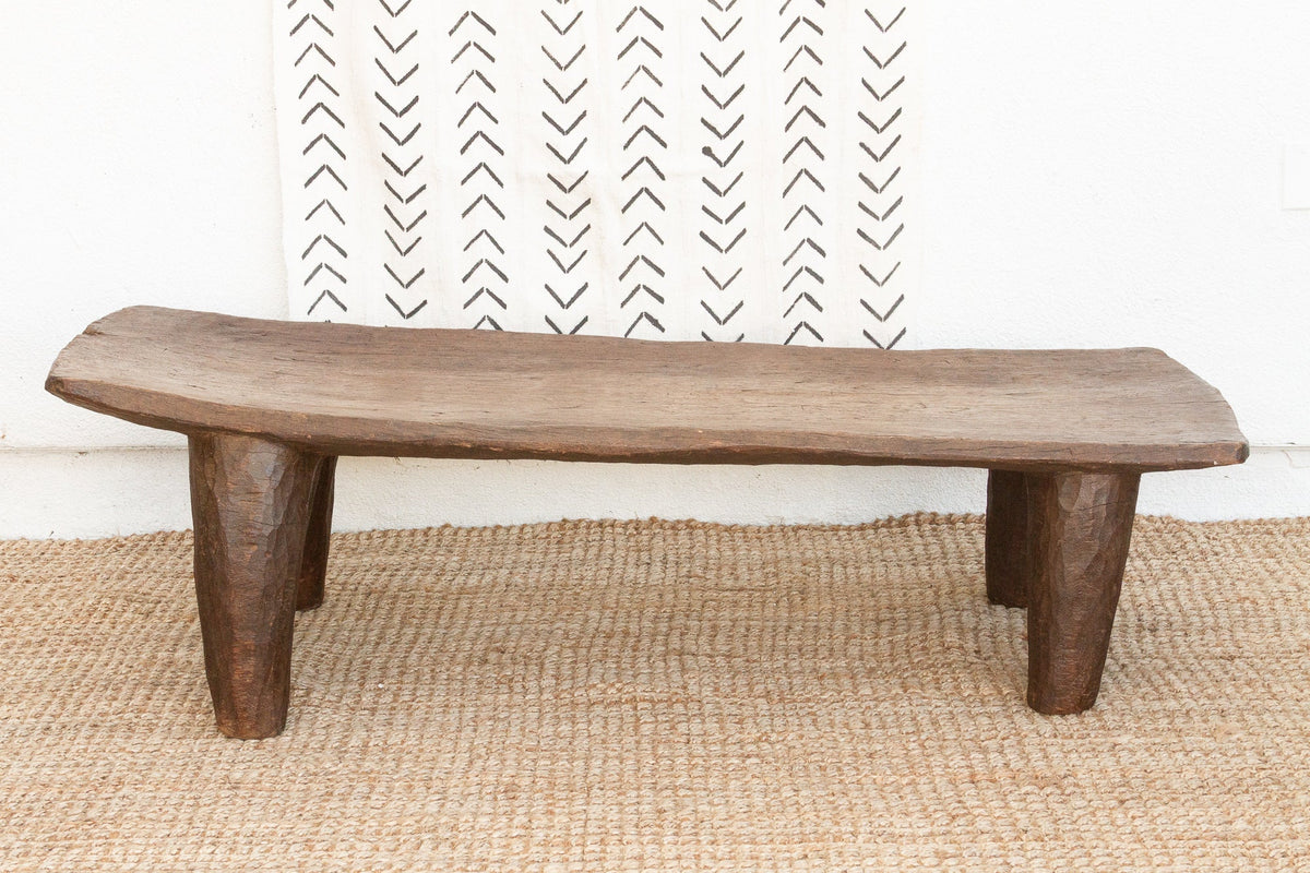 Chike African Senufo Rustic Low Table