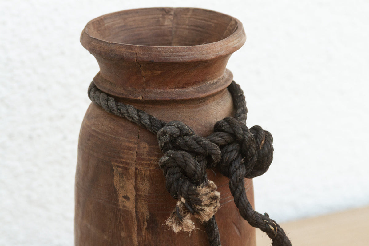 11" Tall Vintage Wabi Sabi Pot (Trade)
