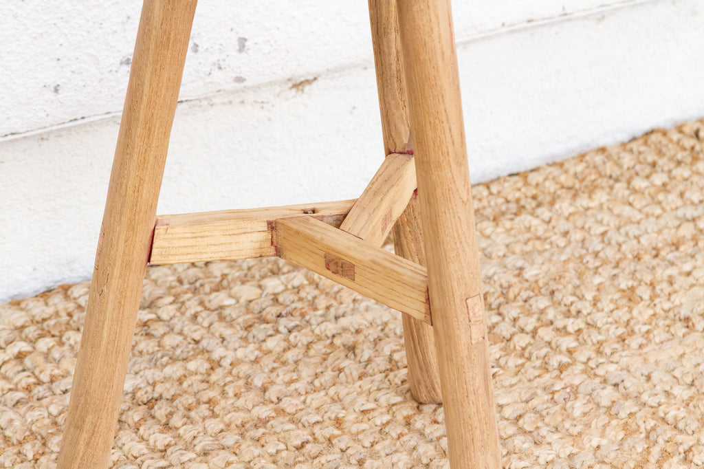 Rustic Minimalist Wooden Stool