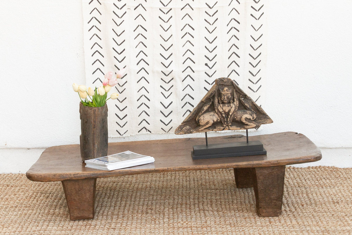 Antique Senufo Kpelie Rustic Bench