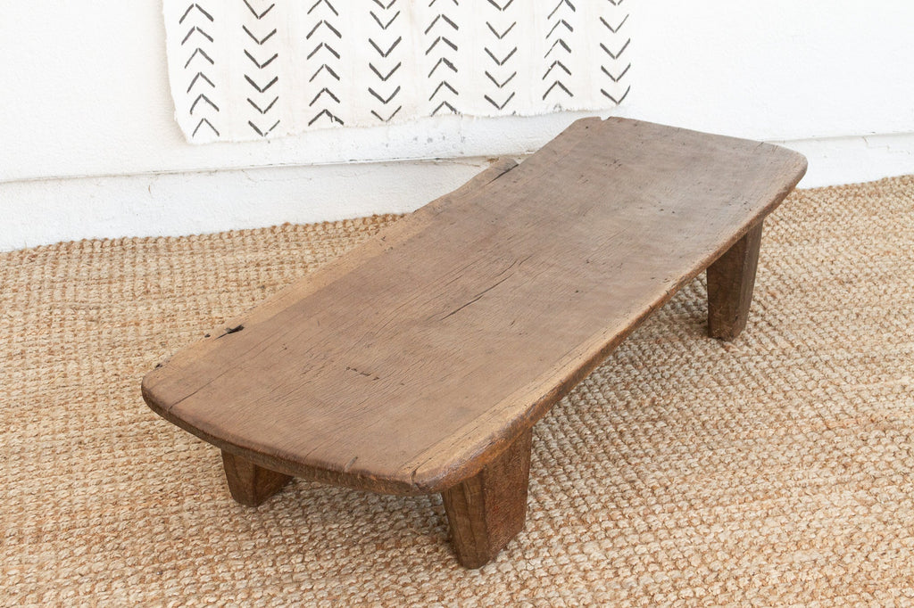 Antique Senufo Kpelie Rustic Bench