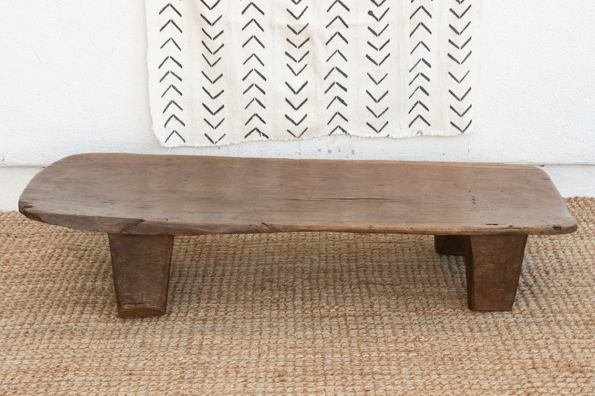 Antique Senufo Kpelie Rustic Bench