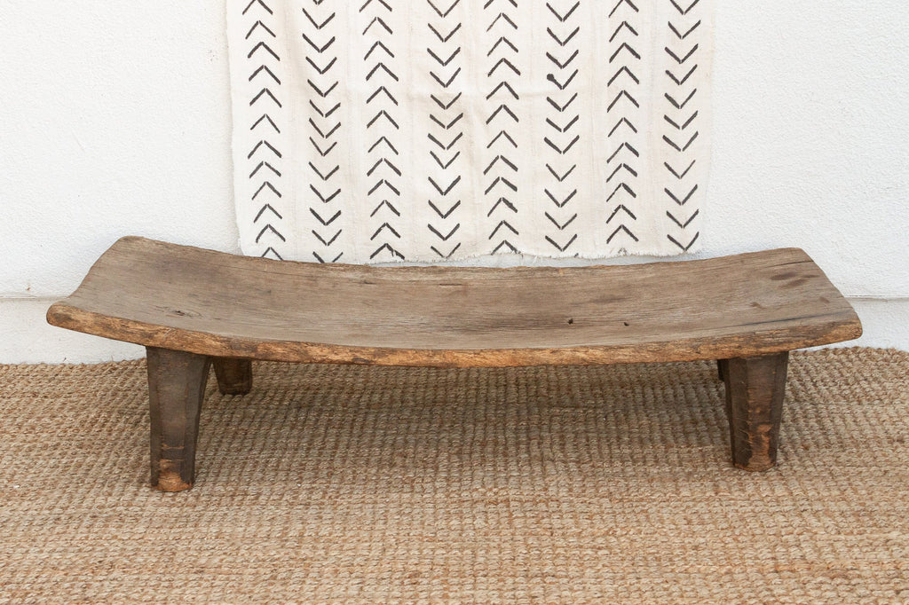 Single Log Antique Senufo Coffee Table