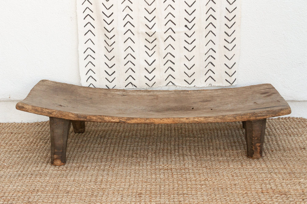 Single Log Antique Senufo Coffee Table