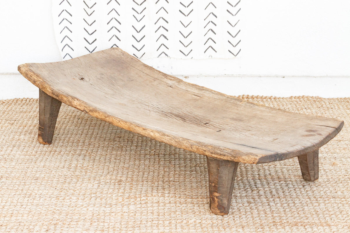 Single Log Antique Senufo Coffee Table