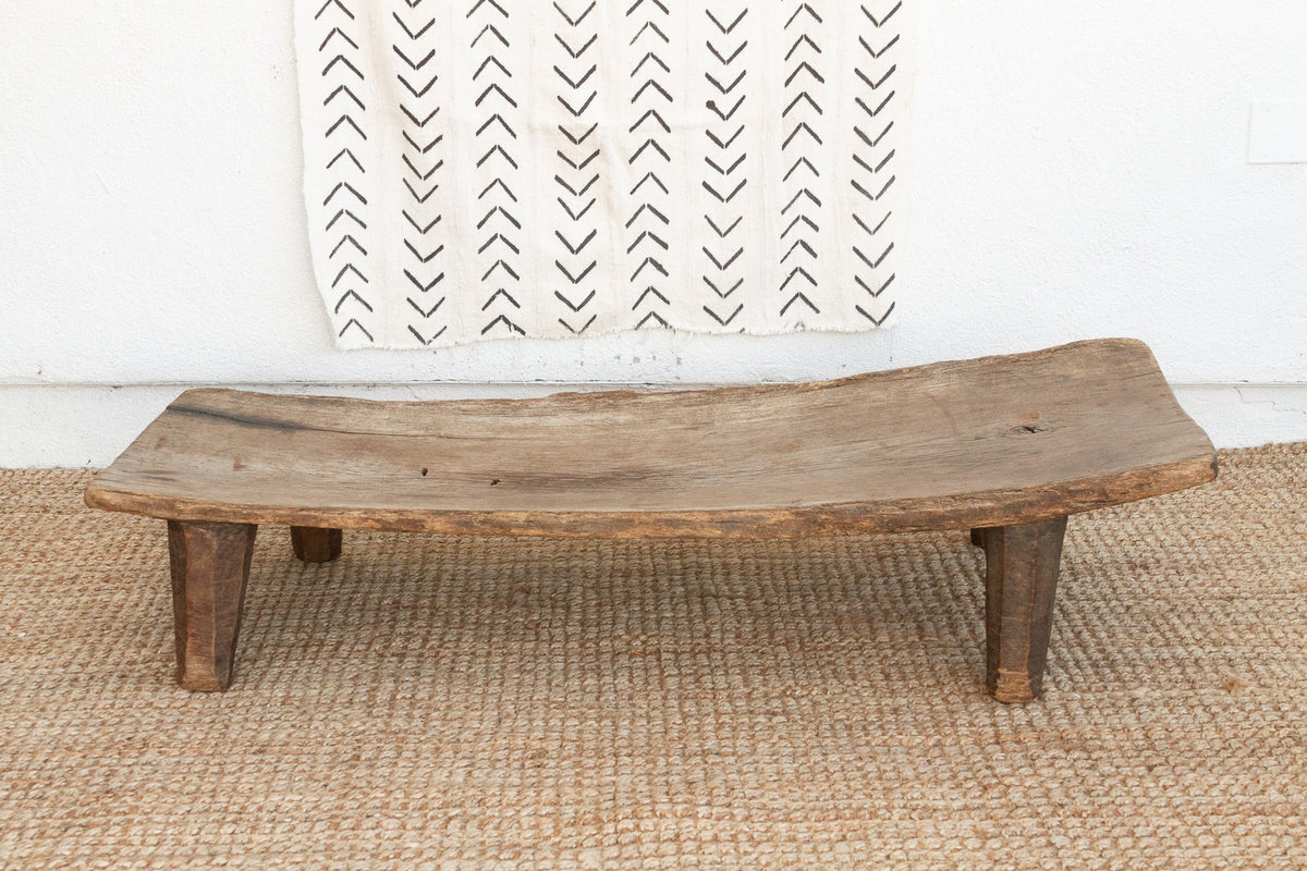 Single Log Antique Senufo Coffee Table