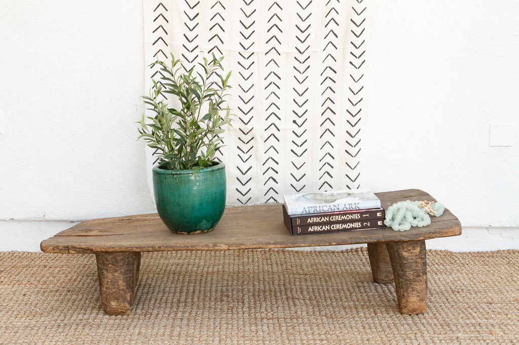Old Oxidized Wood African Coffee Table