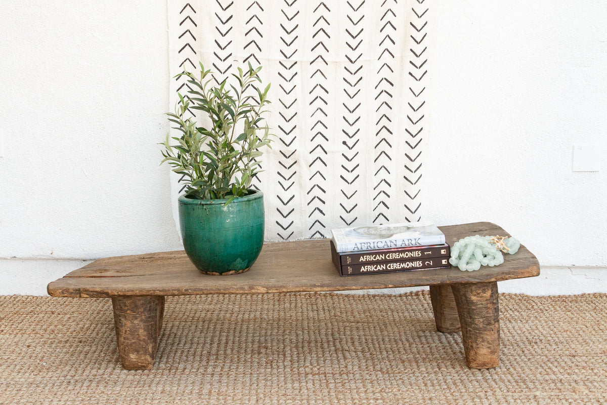 Old Oxidized Wood African Coffee Table