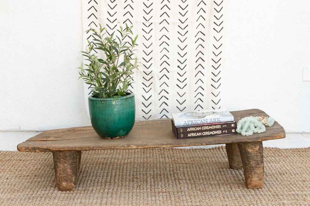 Old Oxidized Wood African Coffee Table
