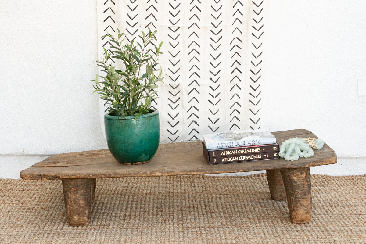 Old Oxidized Wood African Coffee Table