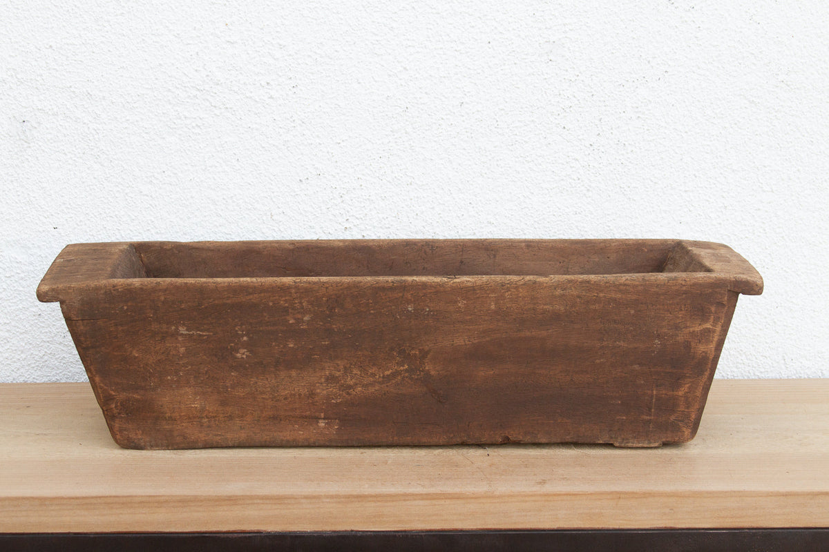 Rustic Solid Wood Trough Planter (Trade)