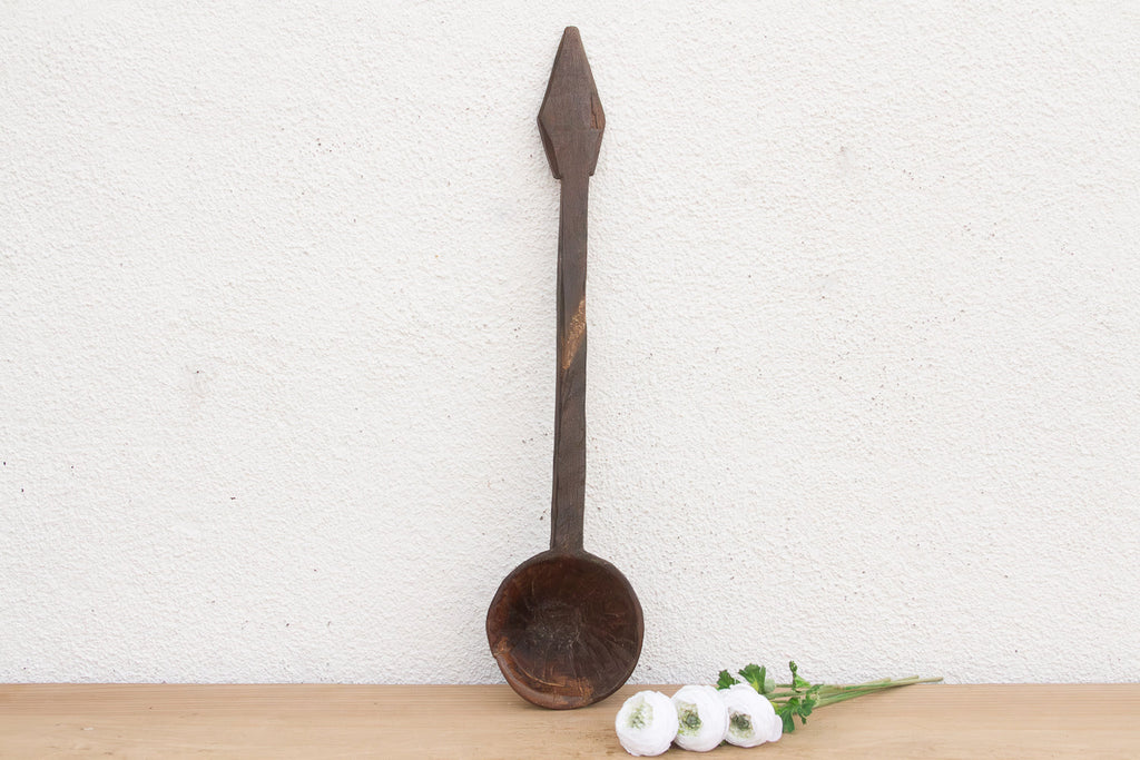 Diamond Shape Handle Primitive Spoon (Trade)