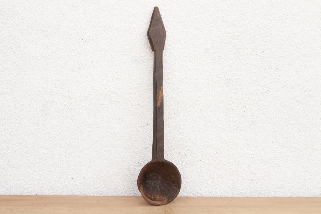 Diamond Shape Handle Primitive Spoon (Trade)