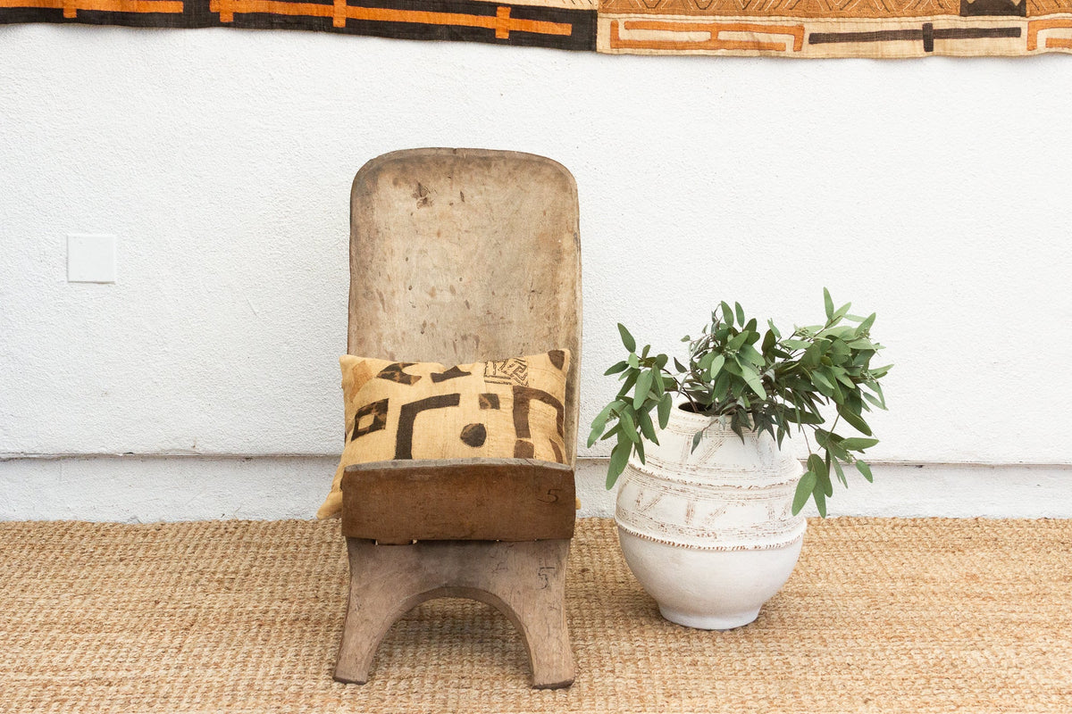 Oxidized Wood African Stargazer Chair