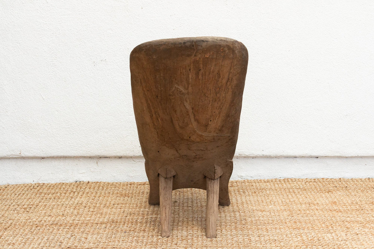 Oxidized Wood African Stargazer Chair
