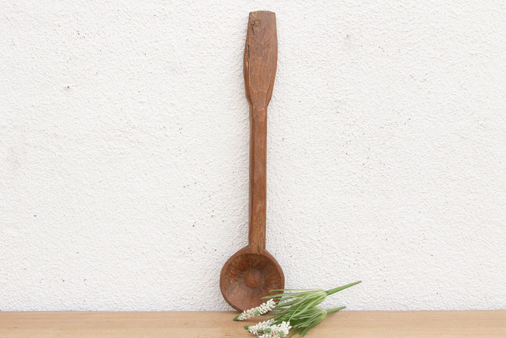 Hand-hewn Farmhouse Kitchen Spoon (Trade)