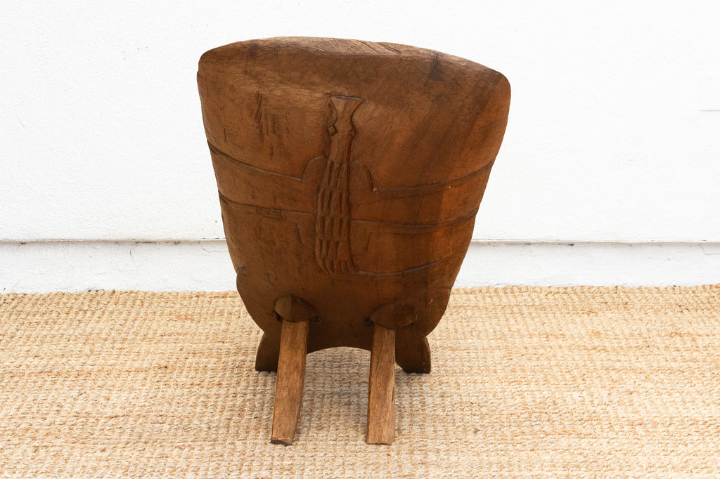 Crocodile Carving African Senufo Chair