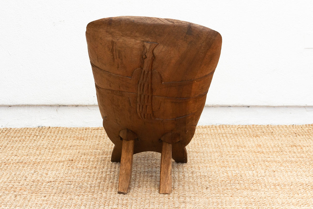 Crocodile Carving African Senufo Chair