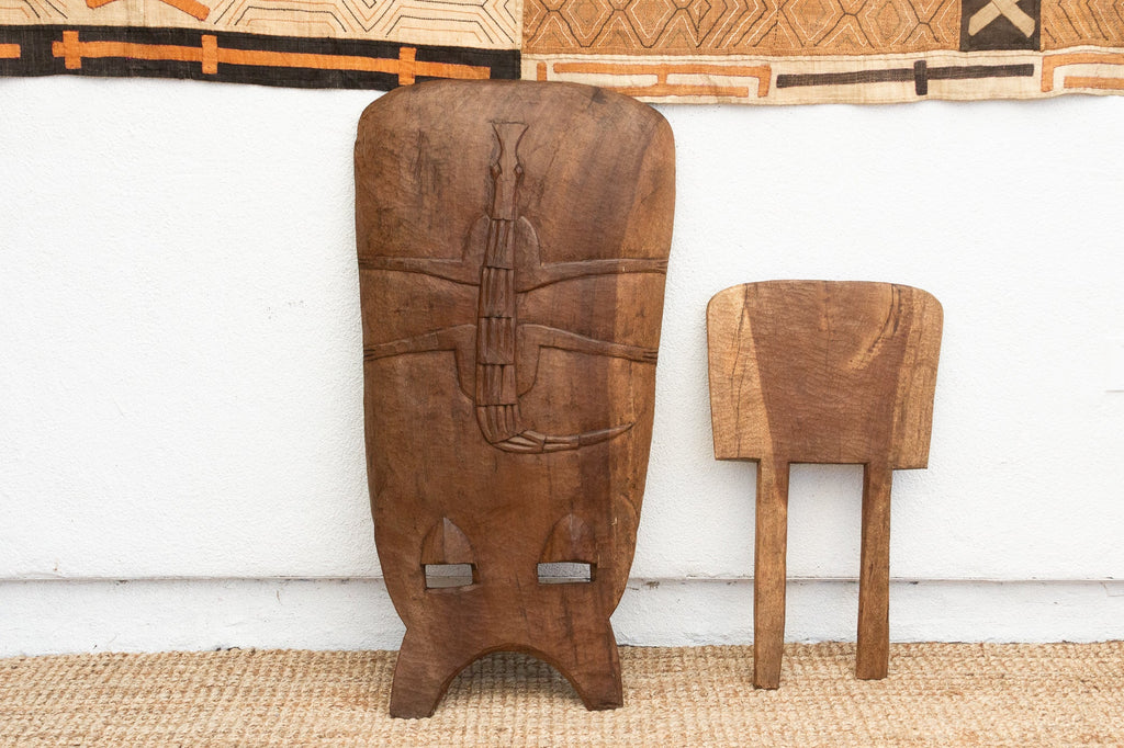 Crocodile Carving African Senufo Chair