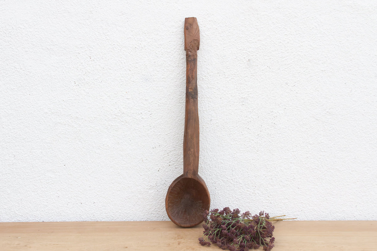 Antique Primitive Handle Ladle (Trade)