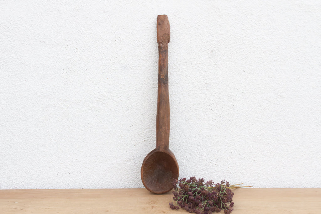 Antique Primitive Handle Ladle