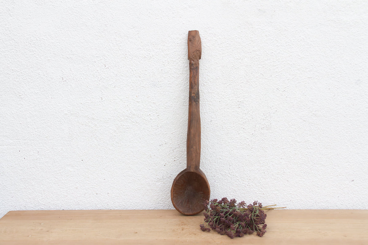 Antique Primitive Handle Ladle