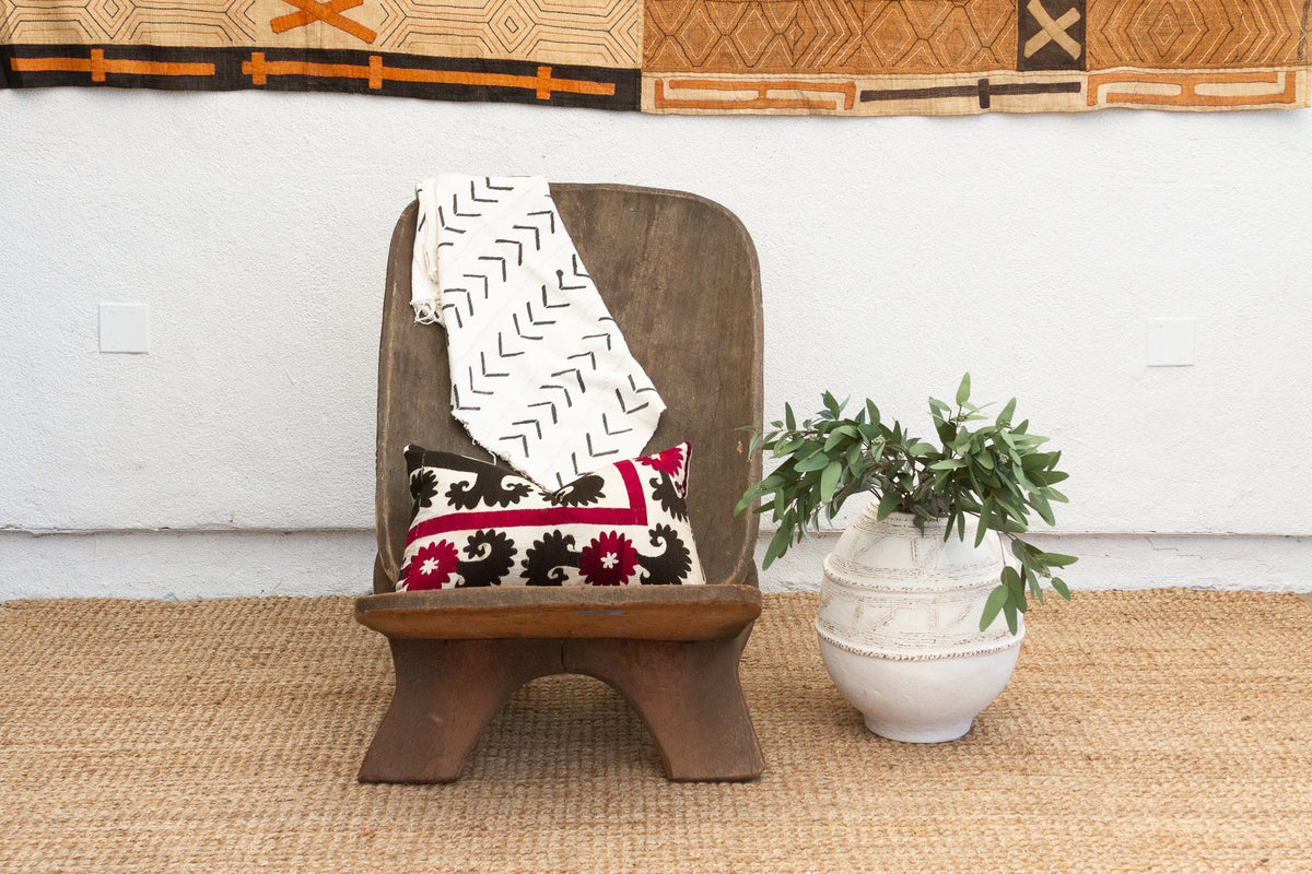 Wide Seat African Outdoor Garden Chair