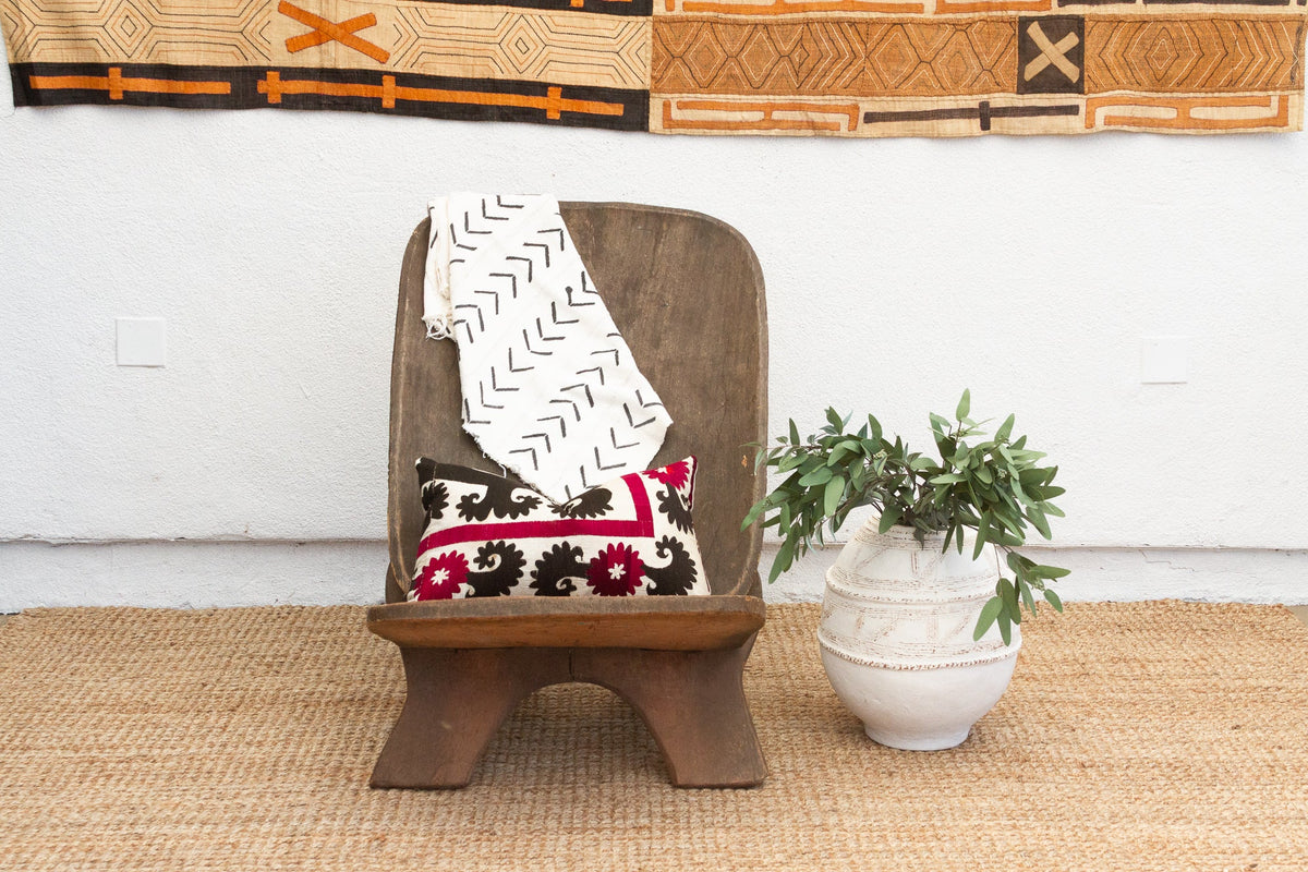 Wide Seat African Outdoor Garden Chair