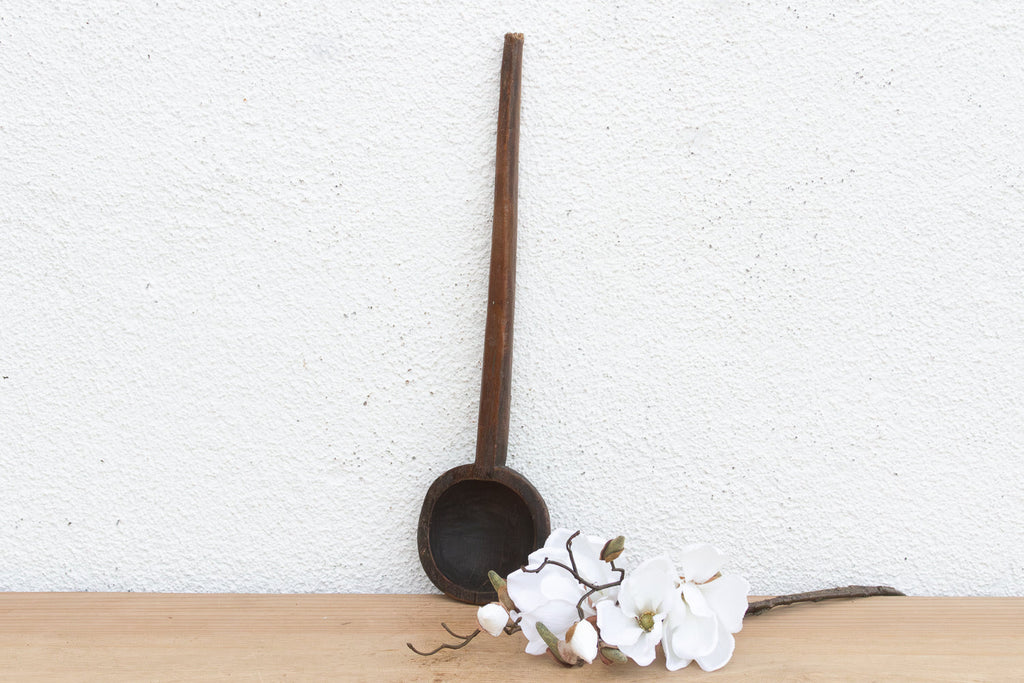 Village Rustic Wood Pot Stirrer (Trade)