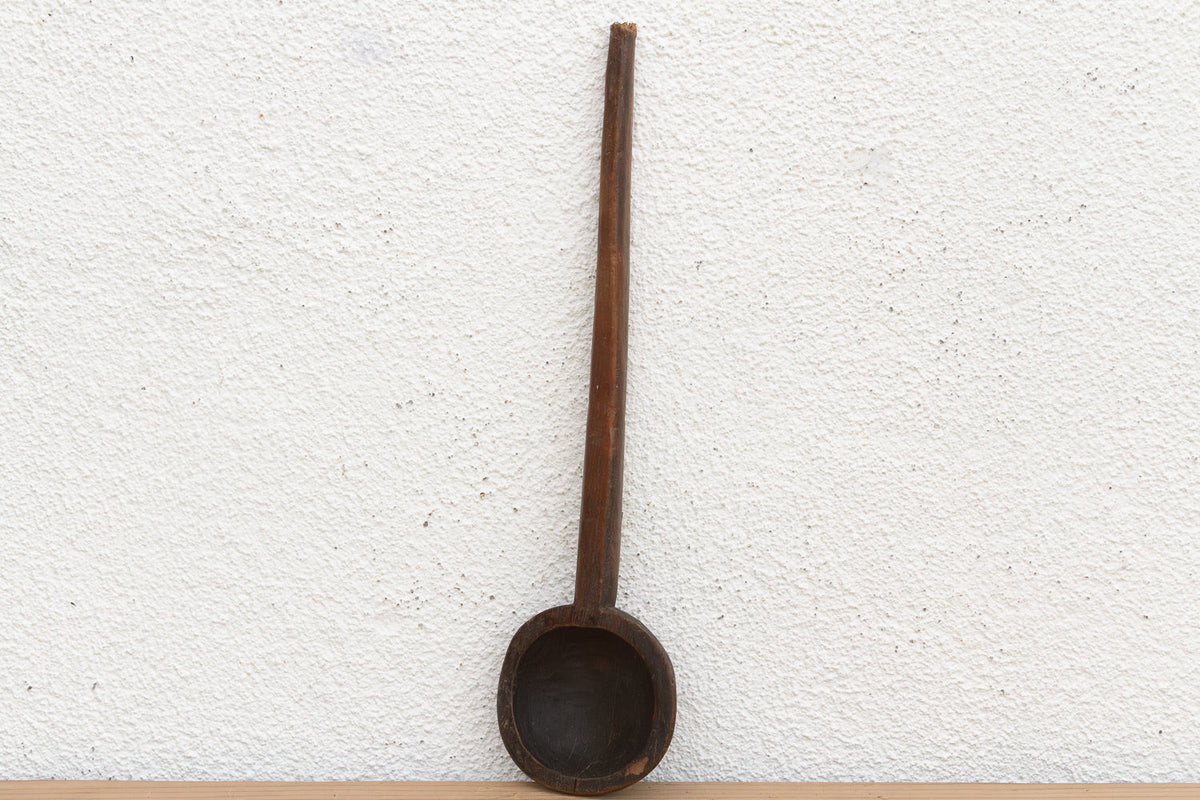 Village Rustic Wood Pot Stirrer (Trade)