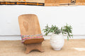 Rustic Outdoor African Kente Folding Chair