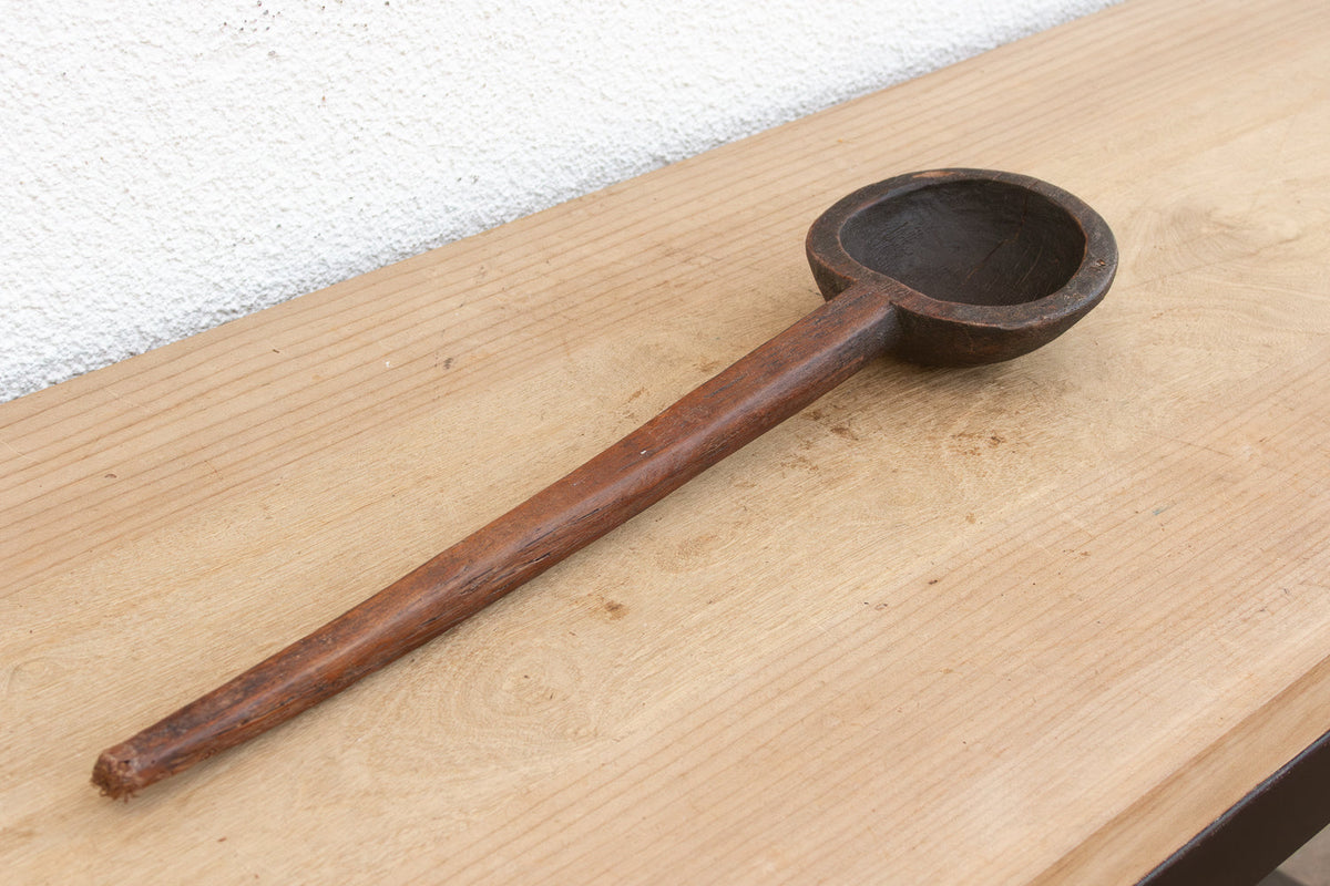 Village Rustic Wood Pot Stirrer (Trade)