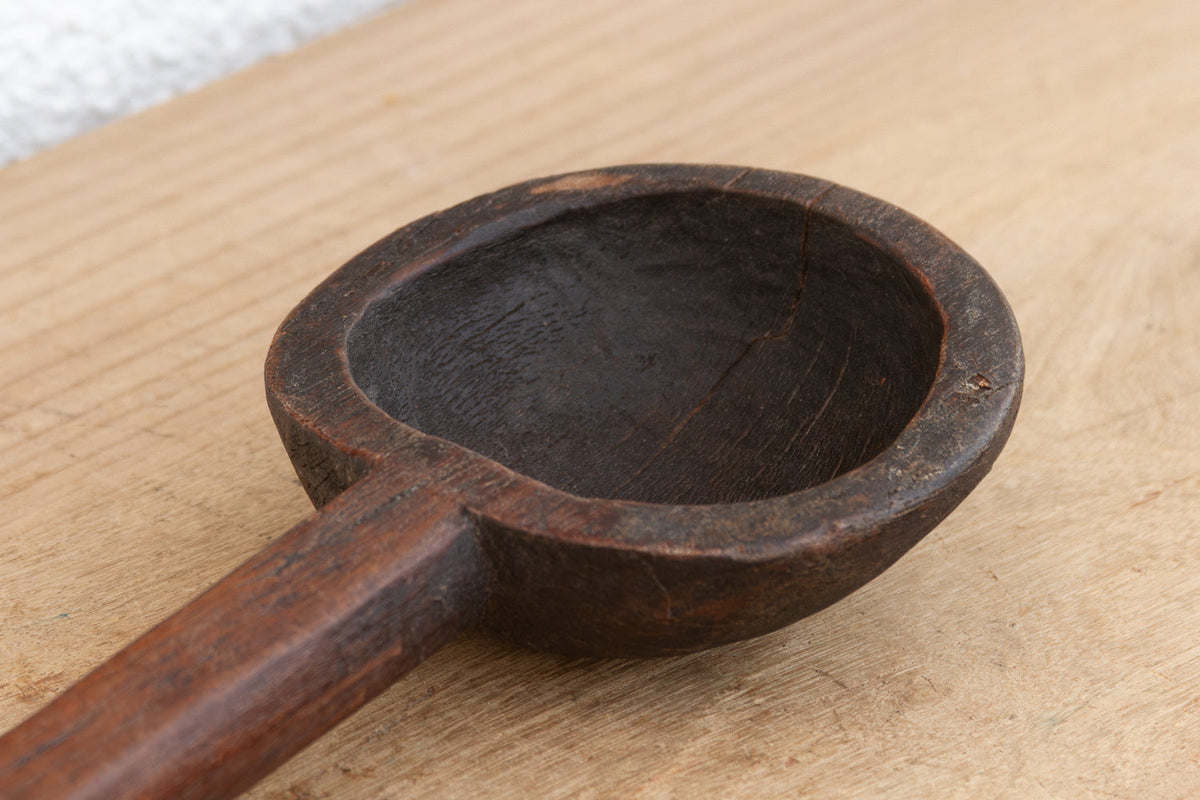 Village Rustic Wood Pot Stirrer (Trade)