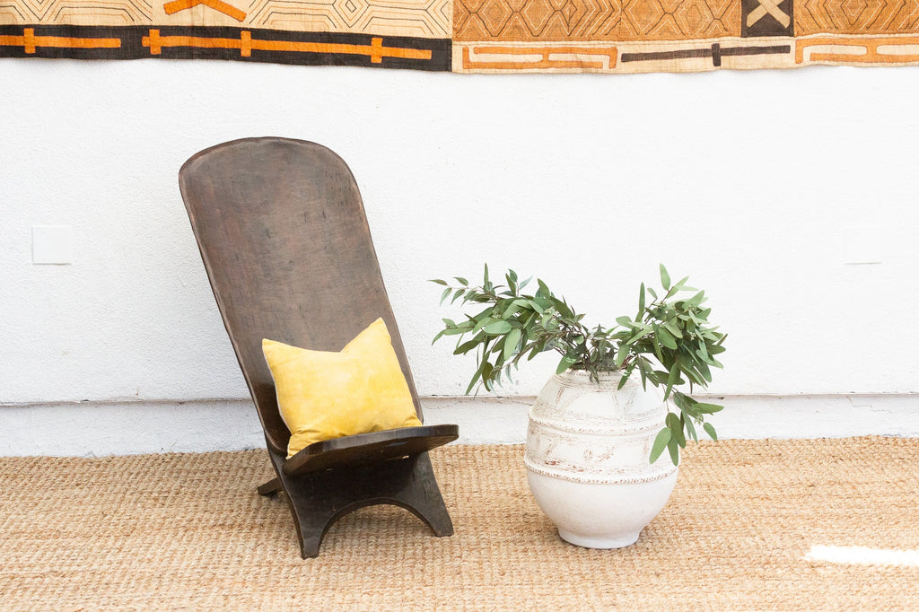 Dakar Crocodile Ceremonial African Chair
