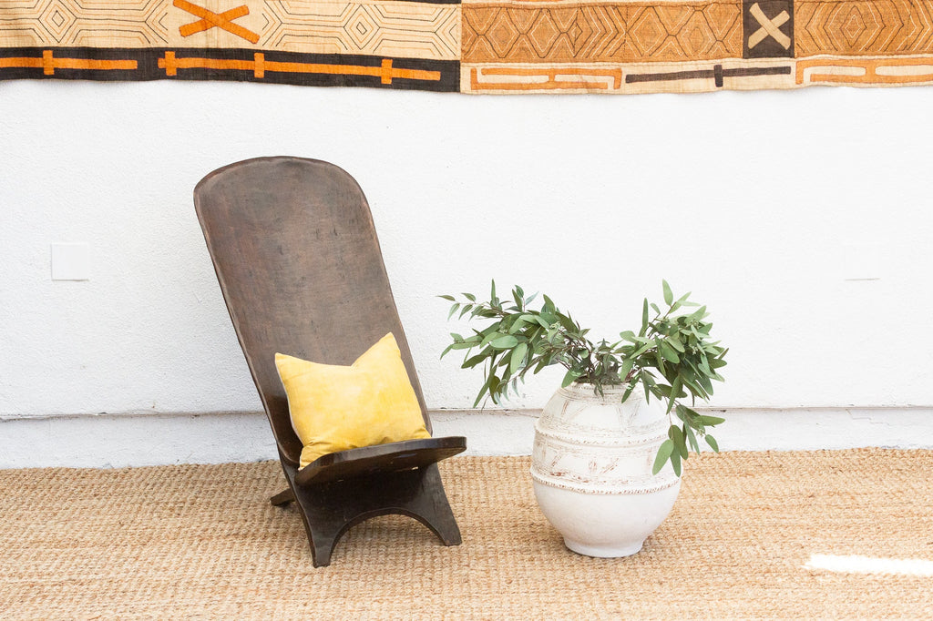 Dakar Crocodile Ceremonial African Chair