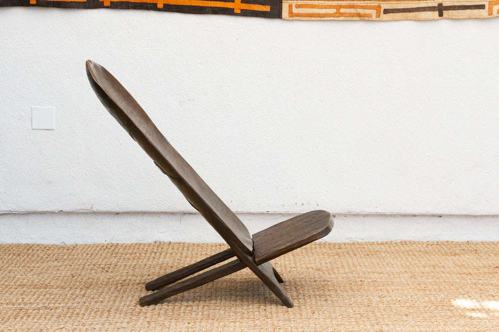 Dakar Crocodile Ceremonial African Chair