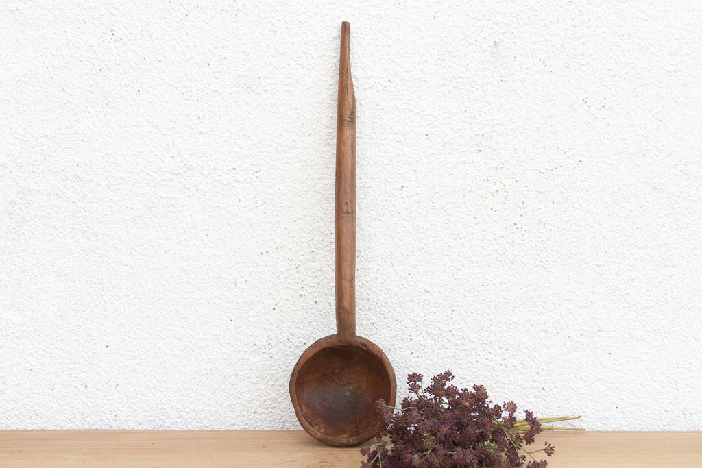 Large Rustic Soup Serving Spoon (Trade)