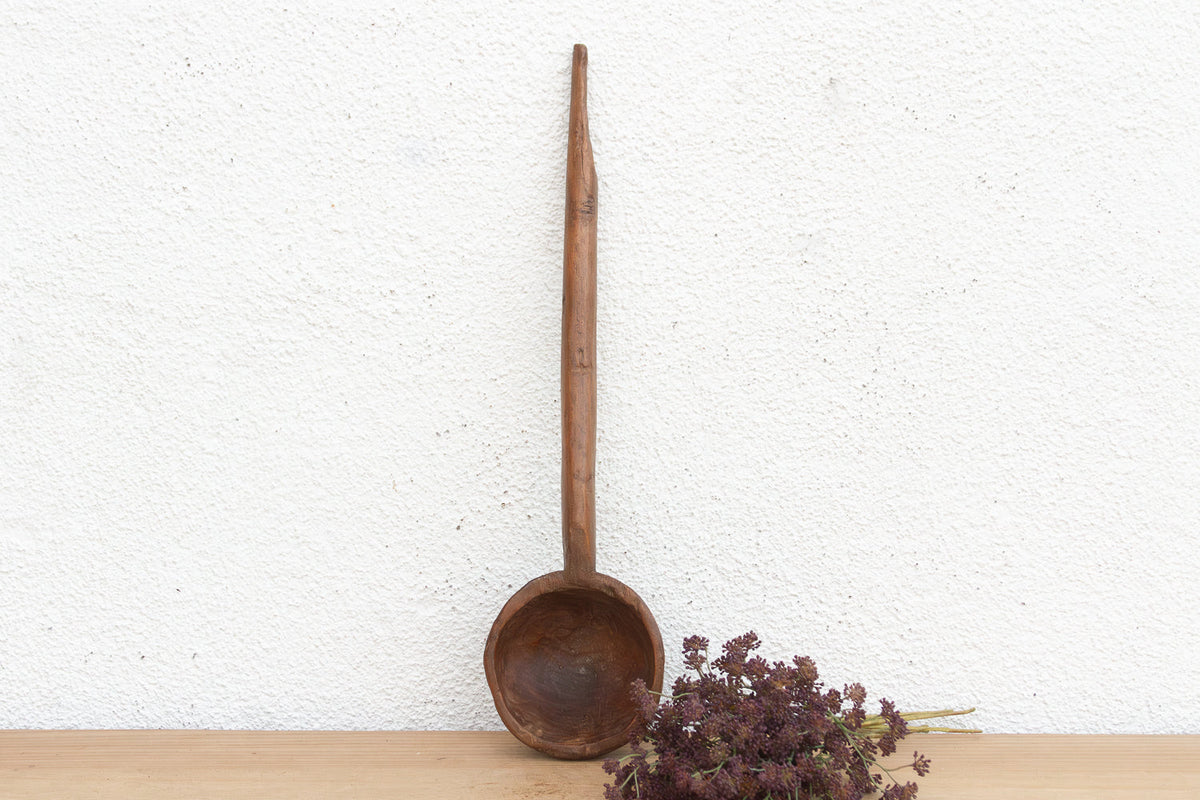 Large Rustic Soup Serving Spoon (Trade)
