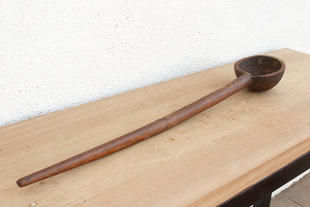Antique Folk Art Wooden Spoon (Trade)