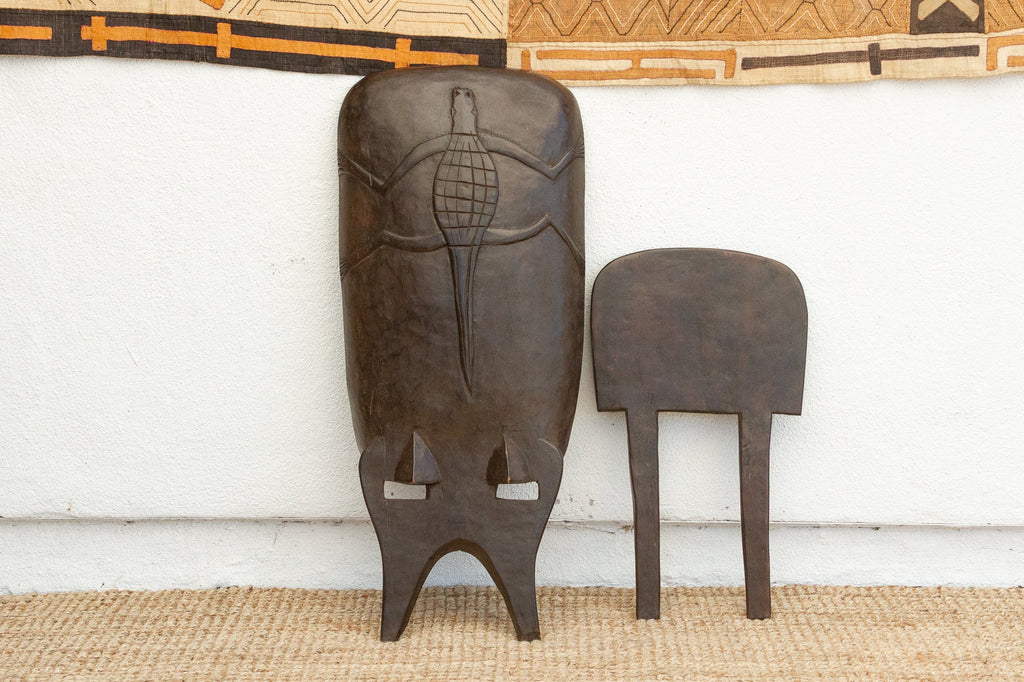 Patinated Brown Senufo Ceremonial Club Chair