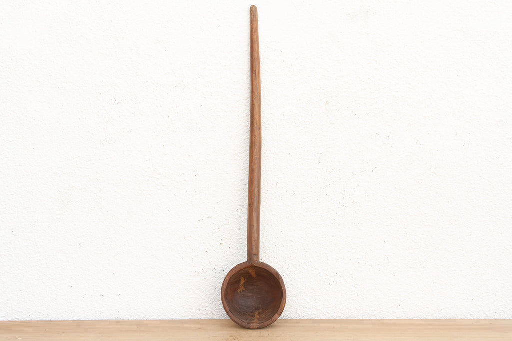 Long Antique Spoon w/Dark Wax Patina
