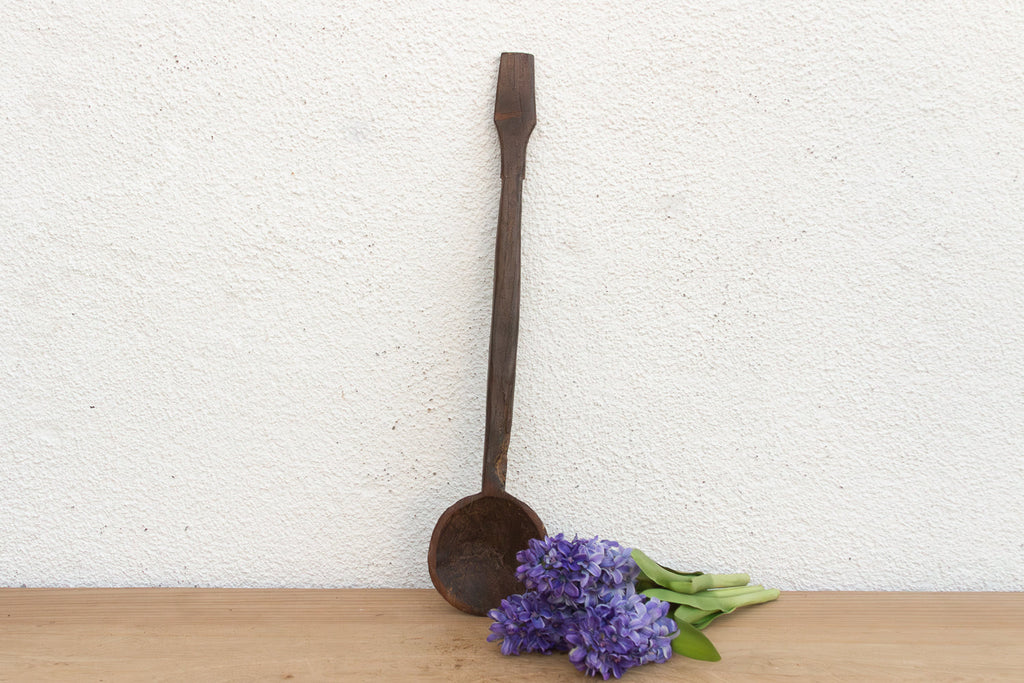 Rustic Abstract Shape Wood Ladle (Trade)