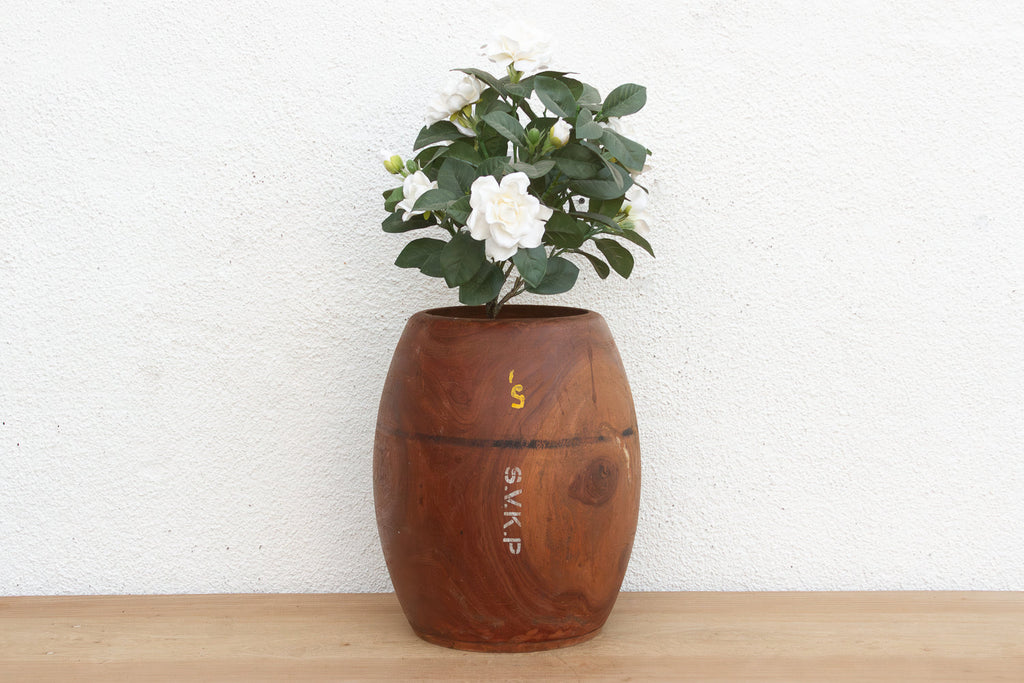 Antique Stenciled Grain Measure Pot (Trade)